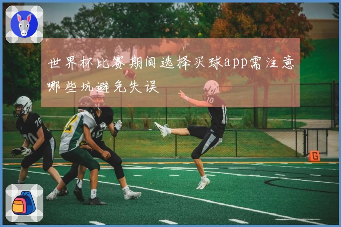 世界杯比赛期间选择买球app需注意哪些坑避免失误